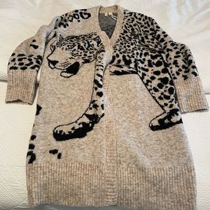 Anthropologie brand “Moth” - Lucerne Leopard Cardigan